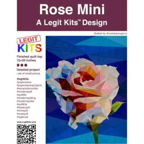 Rose Mini Foundation Paper-Piecing Pattern