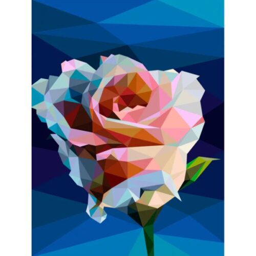 Rose Mini Foundation Paper-Piecing Pattern