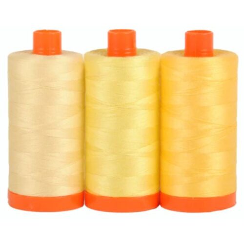 Sicily Yellow by Aurifil (AC50CP3-004) Aurifil Thread Set