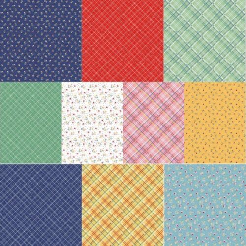 Simple Pleasures Fat Quarter Pack (10pcs) by American Jane for Riley Blake
