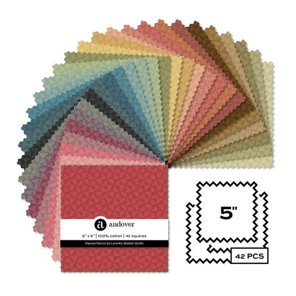 Square Dance 5" Charm Pack by Edyta Sitar