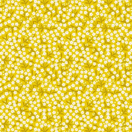 L14.C Sunshine Yellow Flower Sprigs, Boho Blooms by Lewis & Irene