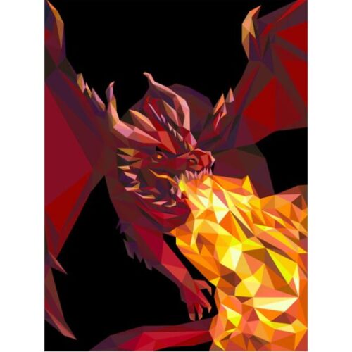 Toasty the Dragon Foundation Paper-Piecing Pattern