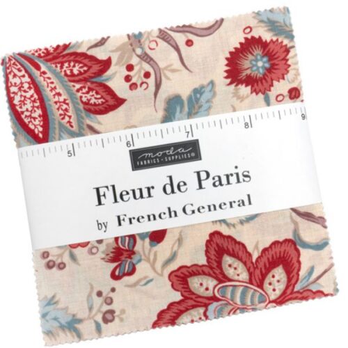 Fleur de Paris 5" Charm Pack (42 pcs) by French General