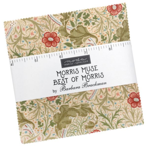 Morris Muse 5" Charm Pack (42 pcs) by Barbara Brackman