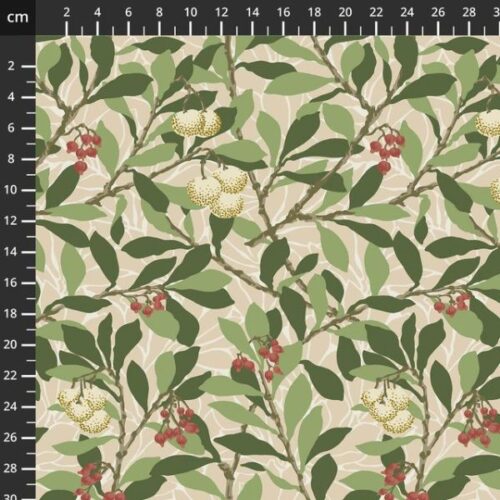 QBWM012.BAY LG Arbutus, Suffolk Holiday Collection by Morris & Co. Extra Wide Backing (approx. 108″wide)