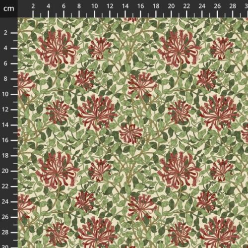 PWWM120.MADDERLEAF SM Honeysuckle, Suffolk Holiday Collection by Morris & Co.