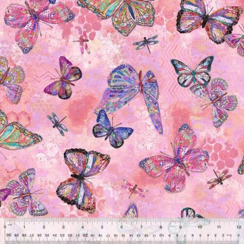 54841D-2113 Flutter Pink, Shine On by Jennifer Lambein
