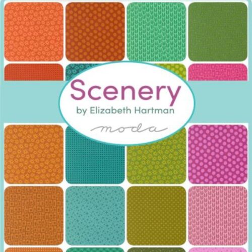 Scenery Blue Fat Quarter Pack by Elizabeth Hartman
