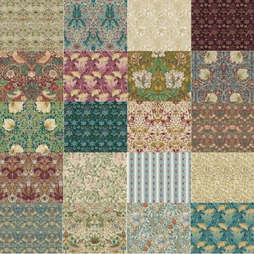 FB4FQWM.LODDEN Lodden Fat Quarter Pack by Morris & Co. (20 pieces)