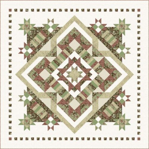 Glorious Quilt Kit Light, Suffolk Holiday Collection by Morris & Co.