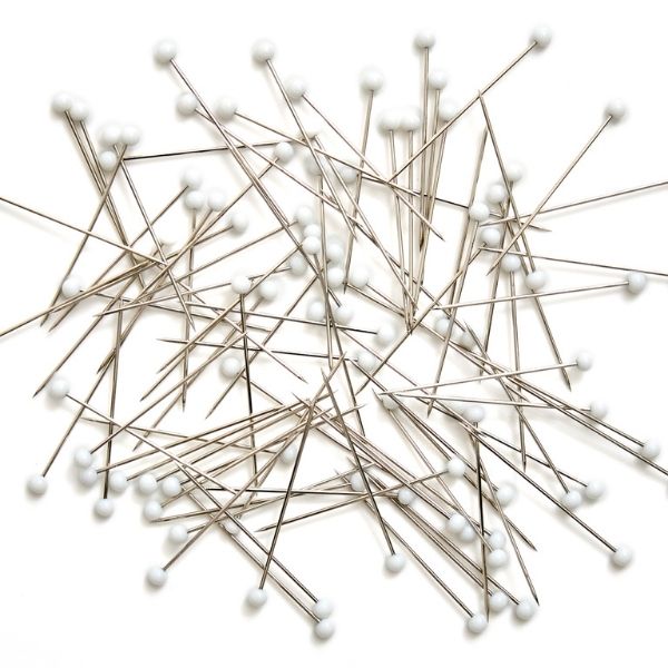 HGC679.01 Glass Head Pins (0.65mm x 34mm) - 95 Pins
