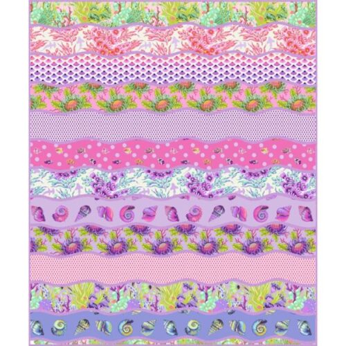 High Tide Quilt Kit, Floral Reef by Tula Pink