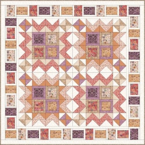 Jardin d'Automne Quilt Kit 2, by Lewis & Irene