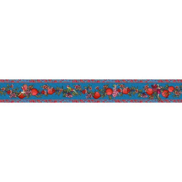 Garden Fairies Blue: Odile Bailloeul Designer Velvet Borders (approx. 14cm wide)