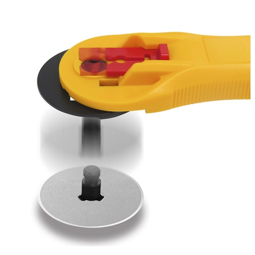 Olfa RTY-2CYEL 45mm Quick-Change Rotary Cutter – Yellow