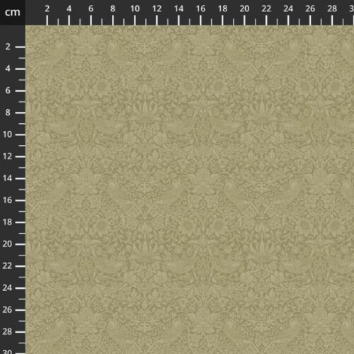 PWWM153.OLIVEFRUIT Tonal Strawberry Thief, The Trellis Palette by Morris & Co.