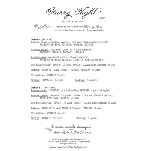 Starry Night Pattern Cover