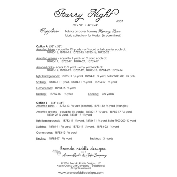 Starry Night Pattern Cover