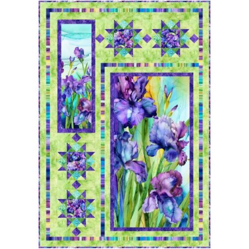 Stella Flora Lap Quilt Kit, Infatuation by Deborah Edwards