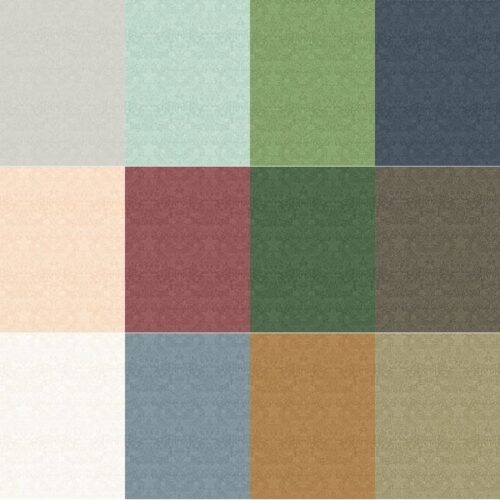 The Trellis Palette Fat Quarter Pack (12 pieces) by Morris & Co.