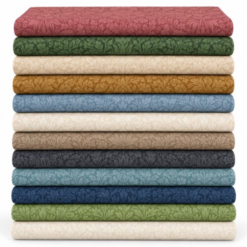 William Morris Trellis Collection Fabric Stack