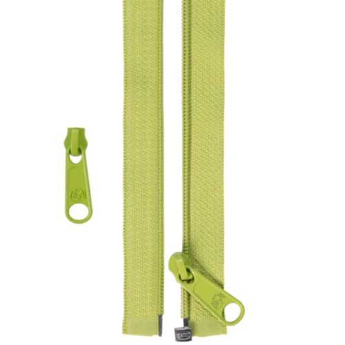 ZIP50-200 Apple Green 50in Separating Zipper and Extra Slide, ByAnnie