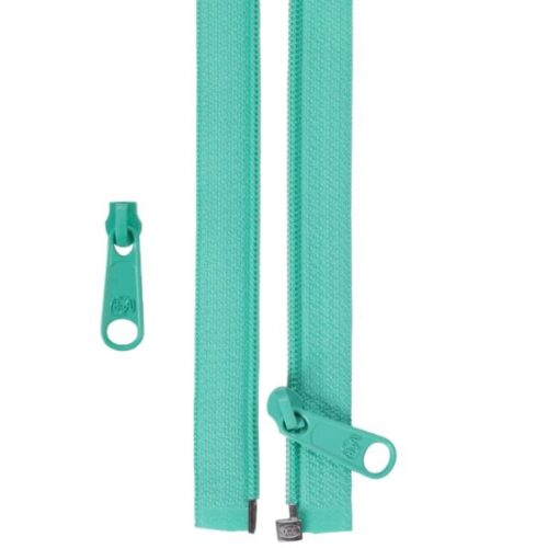 ZIP50-212 Turquoise 50in Separating Zipper and Extra Slide, ByAnnie