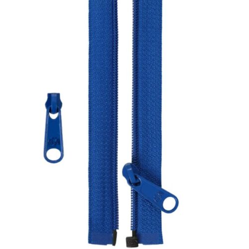ZIP50-215 Blastoff Blue 50in Separating Zipper and Extra Slide, ByAnnie