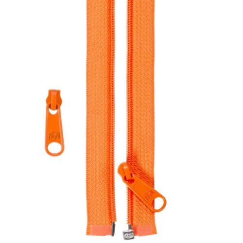 ZIP50-287 Pumpkin 50in Separating Zipper and Extra Slide, ByAnnie