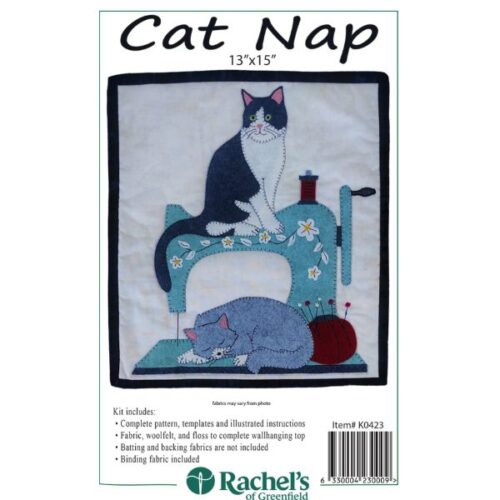 RK0423 Cat Nap Wall Quilt Kit: Rachel's of Greenfield