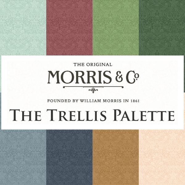 The Trellis Palette by Morris & Co. The Trellis Palette by Morris & Co.