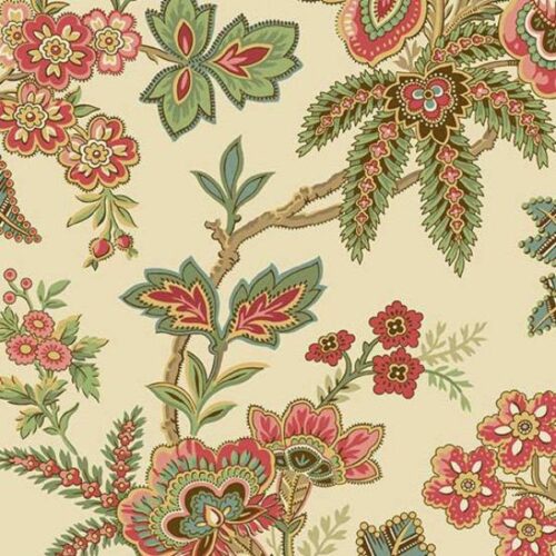 10343-L Ornamental Garden Buttercream, Jingle Bell by Edyta Sitar
