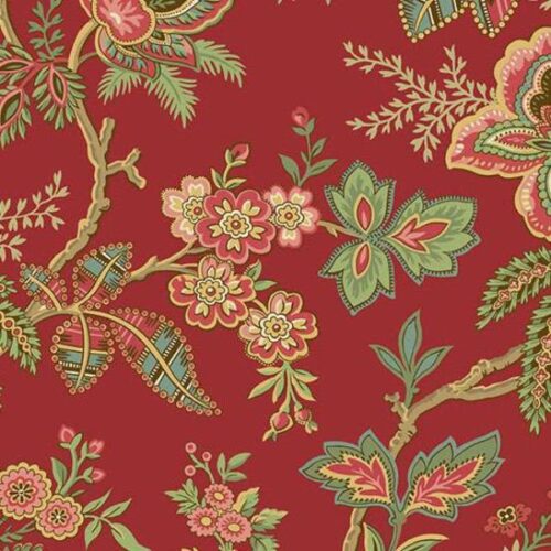 10343-R Ornamental Garden Cranberry, Jingle Bell by Edyta Sitar