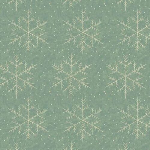 10346-B Snowfall Vintage Blue, Jingle Bell by Edyta Sitar
