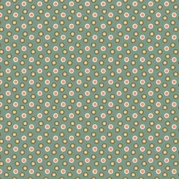 10357-B Beads Vintage Blue, Jingle Bell by Edyta Sitar