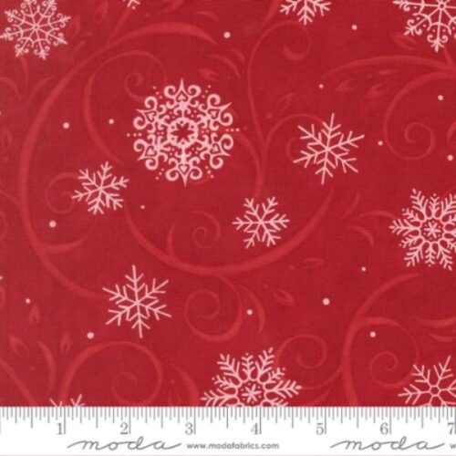 108043 14 108" When Snow Falls Berry Red by Moda