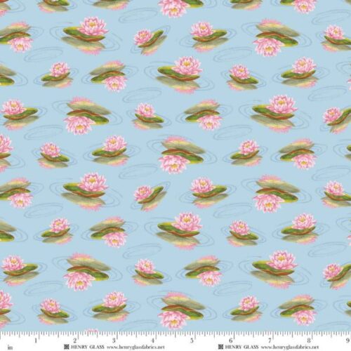 2494-72 Tossed Lily Pad, Swan Sanctuary by Rosiland Soloman