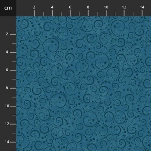 3609-77 Blue, Nordic Holiday Village by Mary Jane Carey