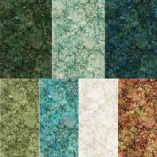 Bliss Fat Quarter Pack (7 pieces) by Northcott Studio (Cut in House)