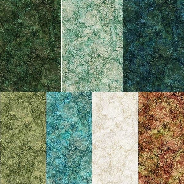 Bliss Fat Quarter Pack (7 pieces) by Northcott Studio (Cut in House)