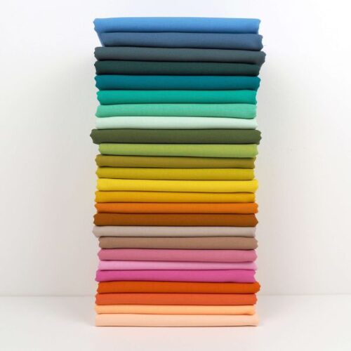 Elizabeth's Favourites Bella Solids Fat Quarter Pack (25 pcs) by Moda (Cut In-House)