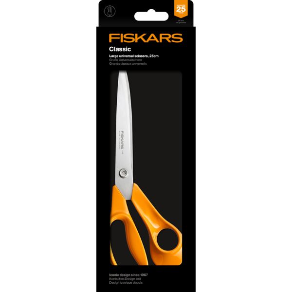 F1075038 Fiskars Scissors Classic Large Universal 25cm (F9863)