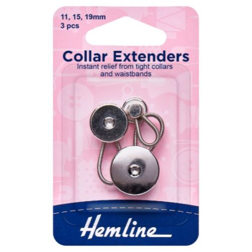 H896.99 Collar Expanders Metal - Assorted - 3pcs