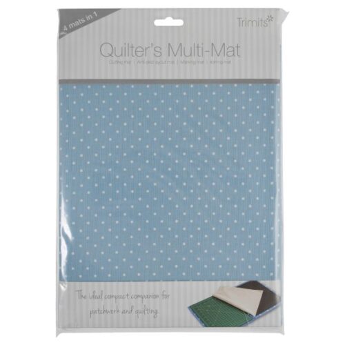 JE69BLU Quilter's Multi-Mat 30 x 24cm Blue Spot