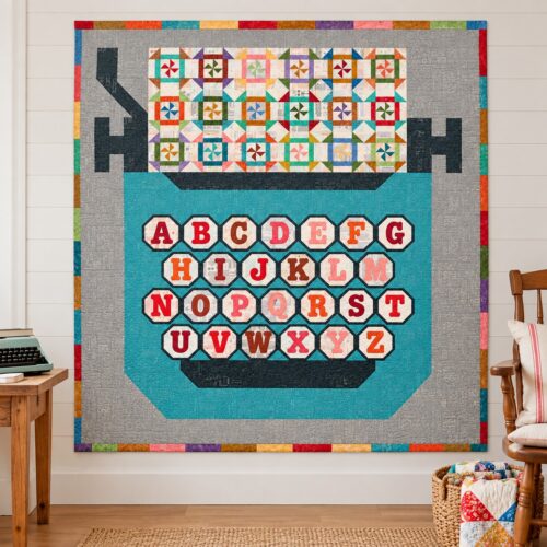 Just My Type Quilt Kit by Lori Holt for Riley Blake, finished quilt measuring 82½ x 87½ inches