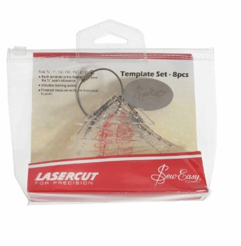 NL4152 Mini Right Angle Triangle Template Set: Sew Easy - Image 3