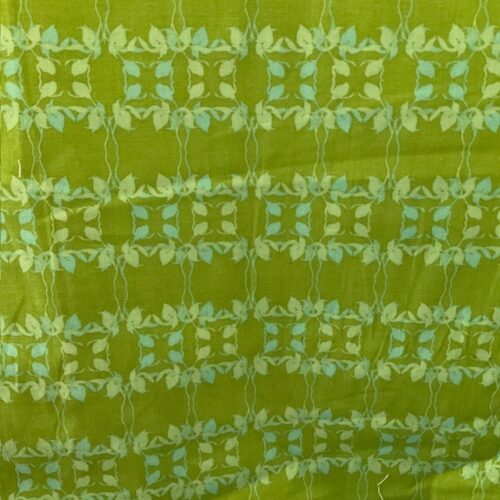 PWNW079 Green Flower Plaid Fabric – Nel Whatmore