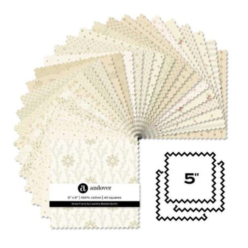 Snow Flurry 5 Square Pack by Edyta Sitar (Branded)