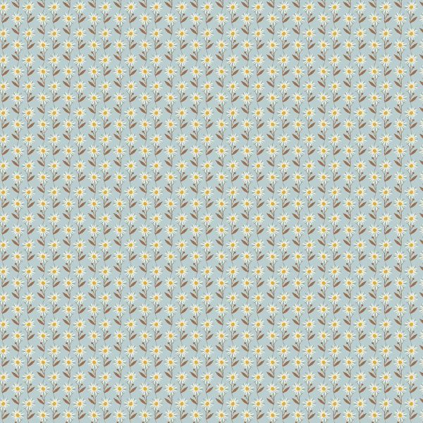 1624B Daisy Dream Blue, Flourish by Alexandra Bordallo